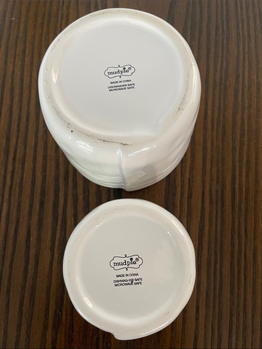 White Olive and Pit Bowls Set - Picture 5 of 5